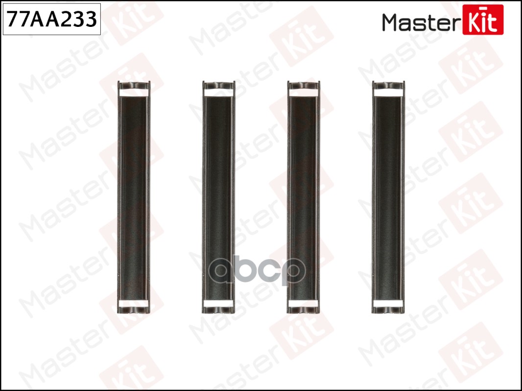 Комплект установочный тормозных колодок Mercedes-Benz M-CLASS (W163) 1998 - 2005 77AA233 MasterKit арт. 77AA233