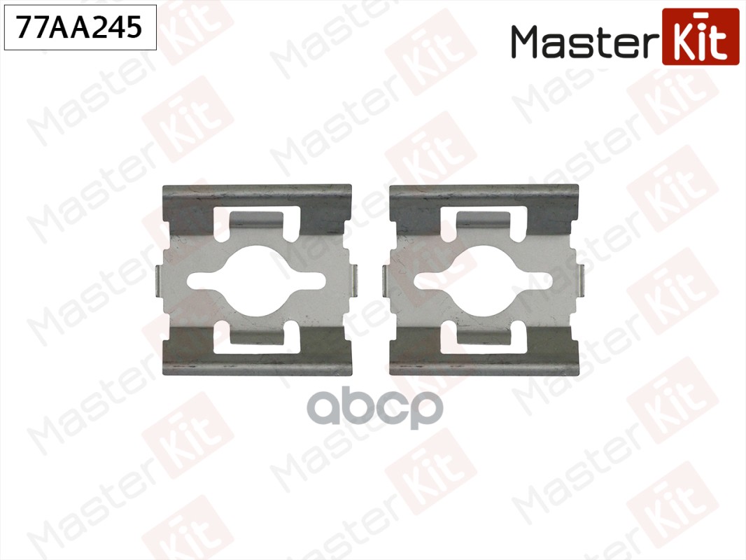 77AA245 Комплект установочный тормозных колодок Fiat DUCATO (230_) 1994 - 2002 MasterKit арт. 77aa245