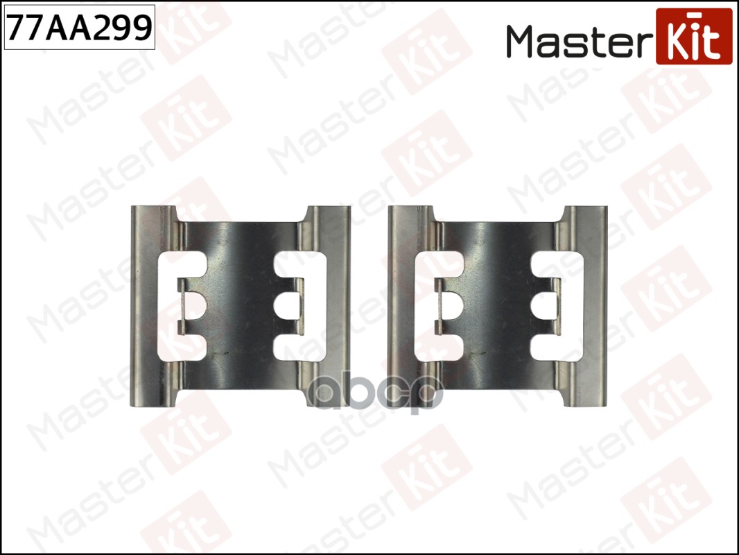 Комплект установочный тормозных колодок Opel Movano(X70) 98-,Renault Master II(FD) 98- MasterKit арт. 77AA299