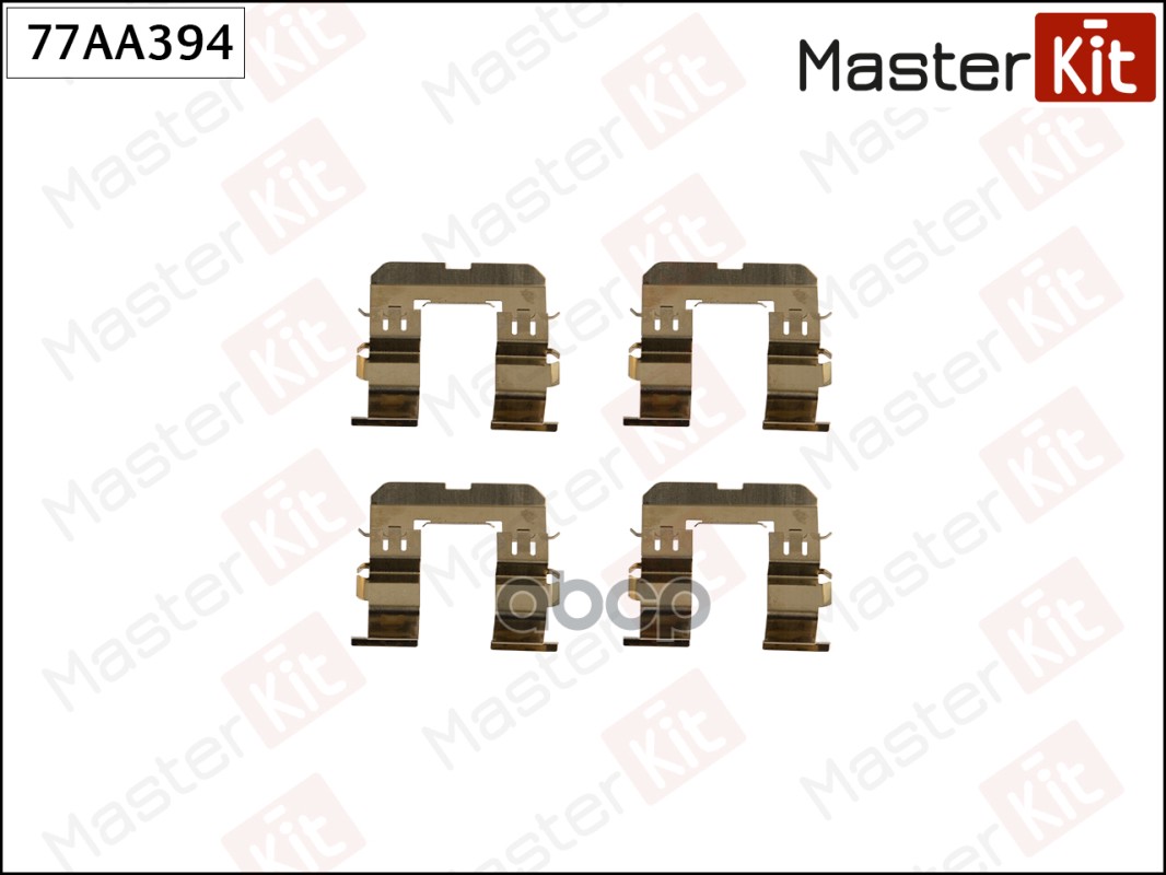 Комплект установочный тормозных колодок Mazda MPV II (LW) 1999 - 2006 77AA394 MasterKit арт. 77AA394