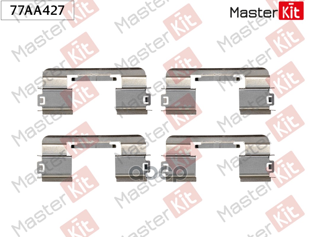Комплект установочный тормозных колодок Opel ASTRA J (P10) 2009 - 2015 MasterKit арт. 77AA427