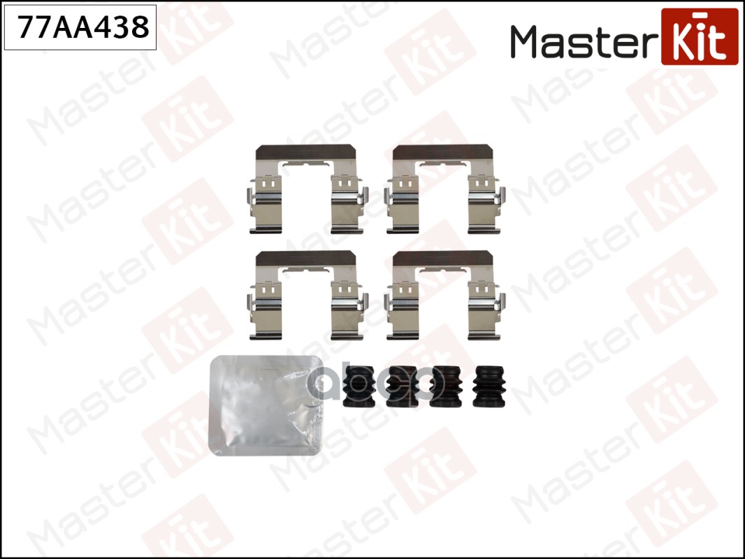 77AA438 Комплект установочный тормозных колодок Subaru FORESTER (SJ_) 2012 - MasterKit арт. 77aa438