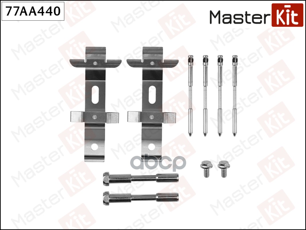 Комплект установочный тормозных колодок LAND ROVER RANGE ROVER 09-09- 77AA440 MasterKit арт. 77AA440