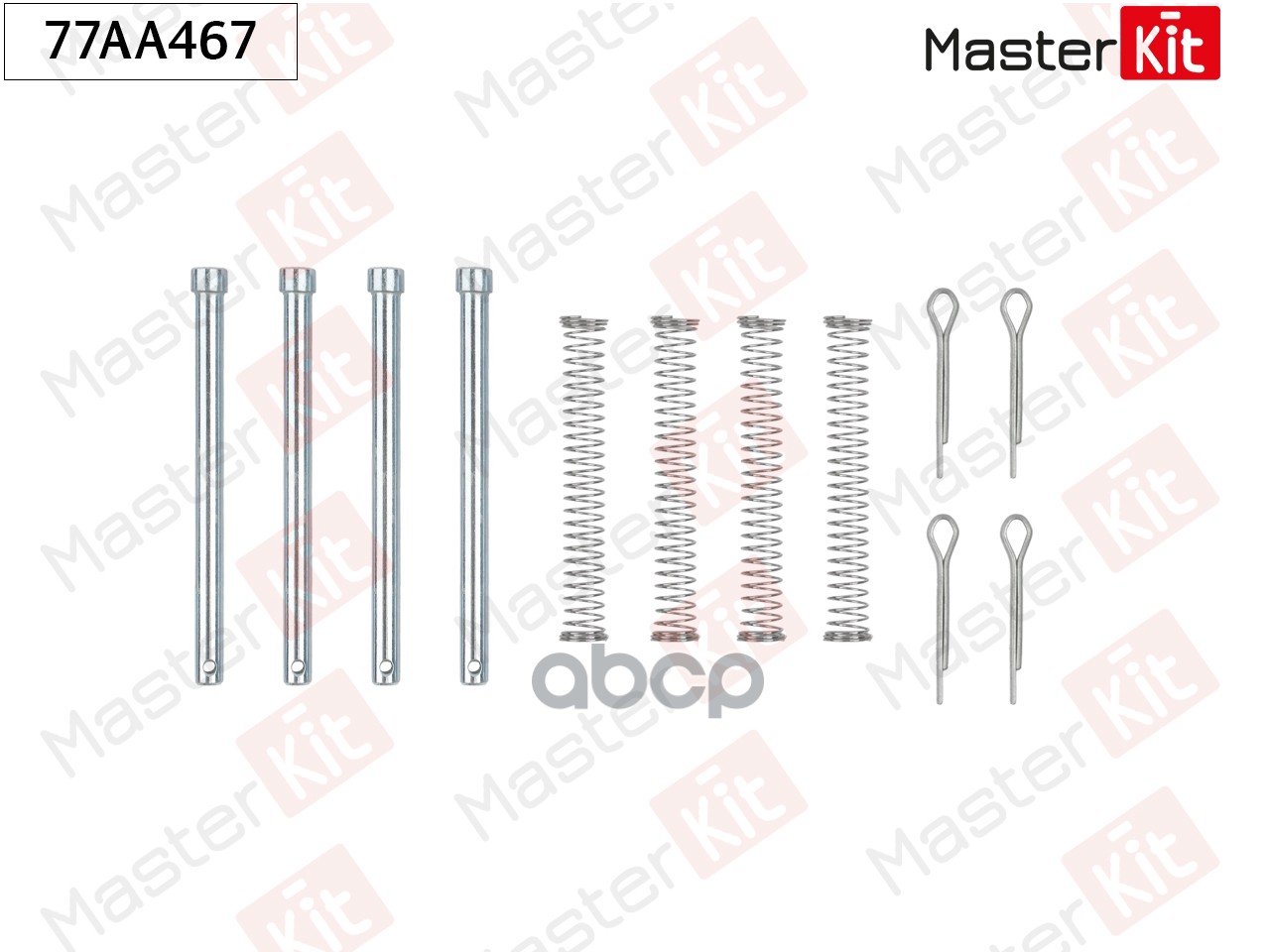 Комплект установочный тормозных колодок Land Rover Defender(L316) 90-16 MasterKit арт. 77AA467