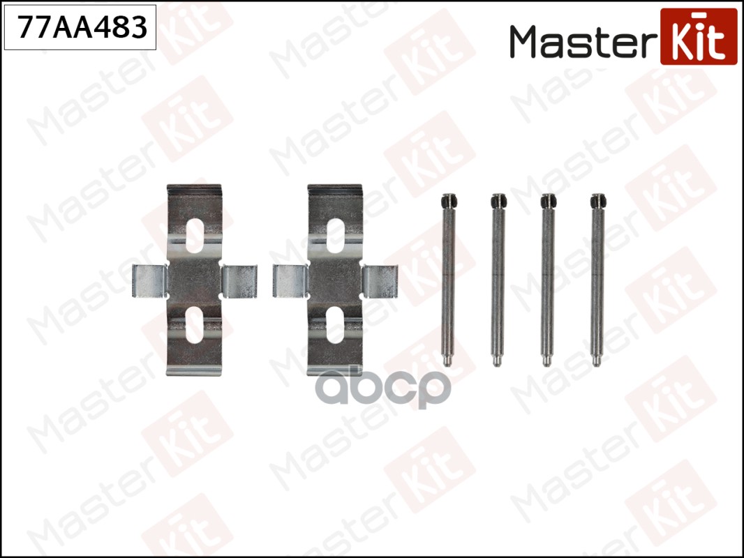 Комплект установочный тормозных колодок SEAT CORDOBA (6K1, 6K2) 1993 - 2002 77AA483 MasterKit арт. 77AA483