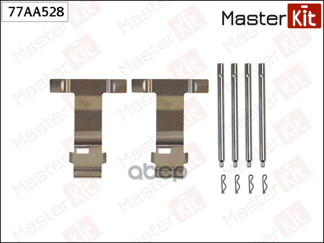 Комплект установочный тормозных колодок Volvo XC90 I (275) 2002 - 2015 77AA528 MasterKit арт. 77AA528