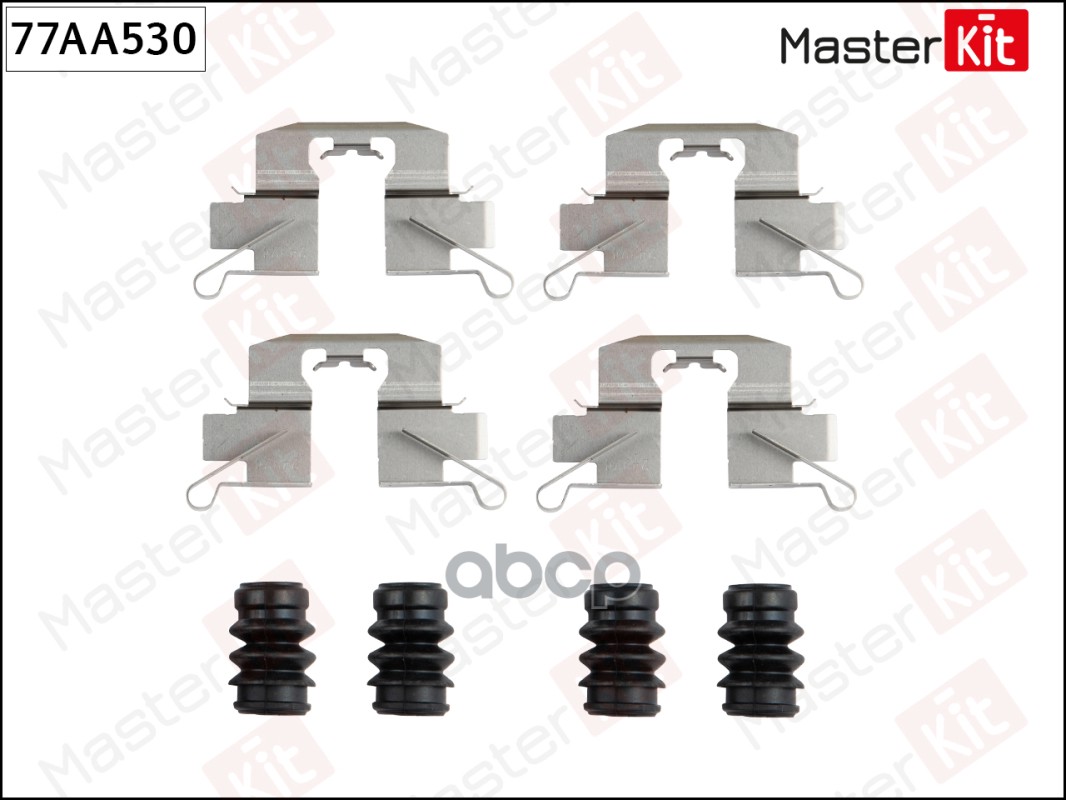 Комплект установочный тормозных колодок Mazda 2 (DL, DJ) 2014 - MasterKit арт. 77AA530