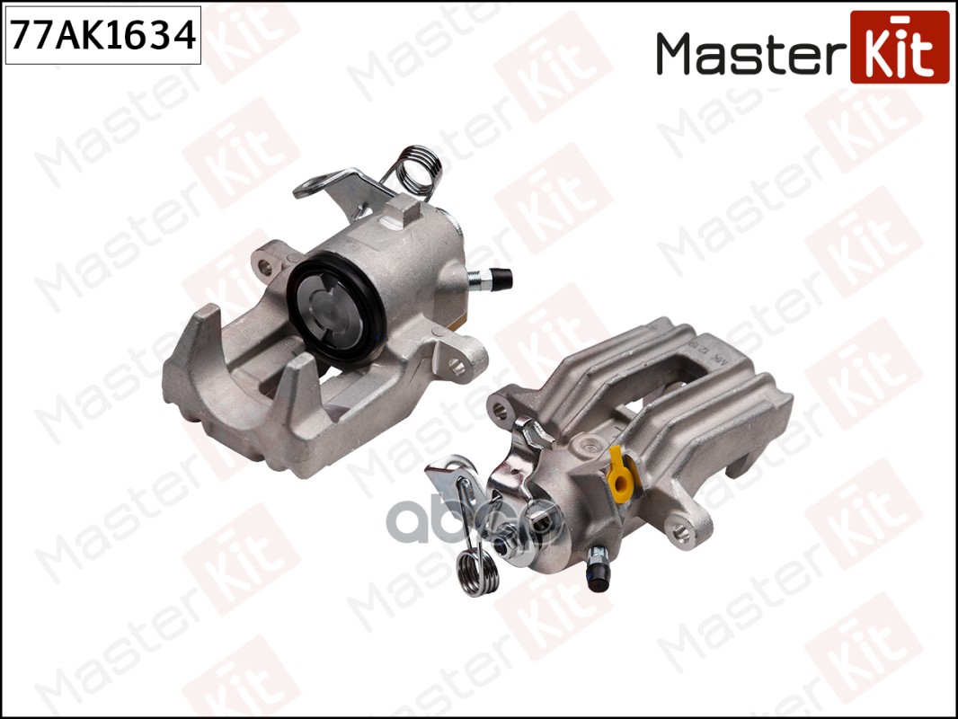 Суппорт тормозной зад. лев. Skoda OCTAVIA I (1U2) 1996 - 2010, VW BORA (1J2) 1998 - 2013 77AK1634 MasterKit арт. 77AK1634