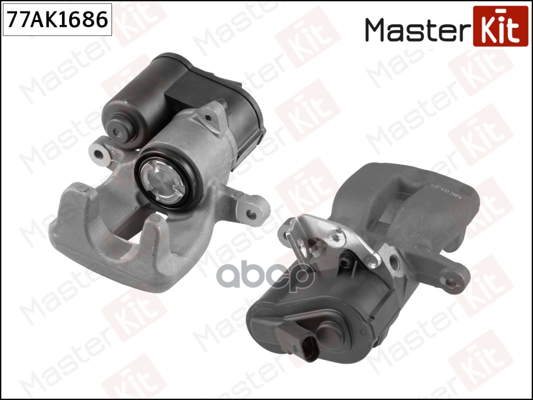 Суппорт тормозной зад.  лев. Volkswagen PASSAT (3C2) 2005 - 2010 Masterkit 77AK1686 MasterKit арт. 77AK1686