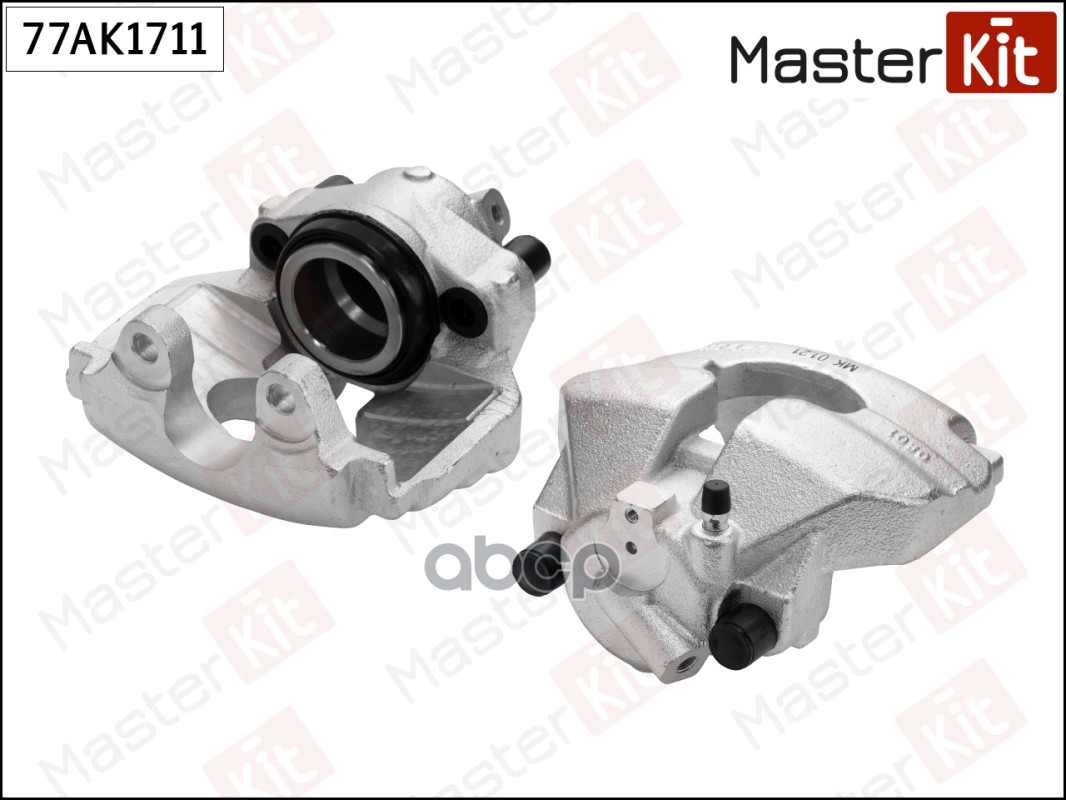 Суппорт тормозной перед. прав. VW Touareg(7LA,7L6,7L7),Multivan V(7HM,7HN,7HF,7EF) 02-15 MasterKit арт. 77AK1711