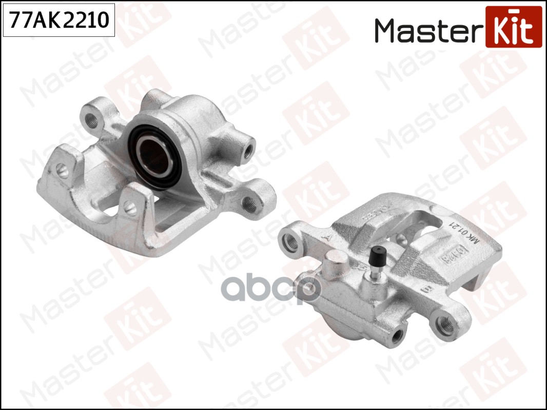 Суппорт тормозной зад.  лев. Mitsubishi LANCER VIII (CY_A, CZ_A) 2007 - Masterkit 77AK2210 MasterKit арт. 77AK2210