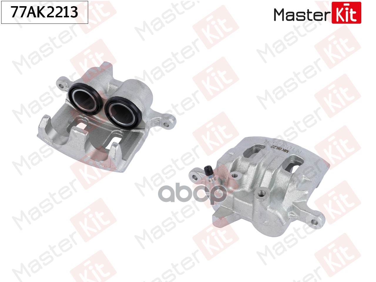 Суппорт тормозной перед. прав. Mitsubishi L200(K7_T,K6_T) 96-07 MasterKit арт. 77AK2213