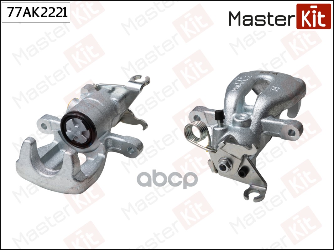 77AK2221 Тормозной суппорт зад.  прав. Mitsubishi COLT VI (Z3_A  Z2_A) 2002 - 2012 MasterKit арт. 77ak2221