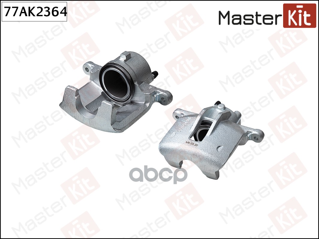 Суппорт тормозной передний правый Toyota COROLLA (_E12_) 2001-2007 77AK2364 MasterKit арт. 77AK2364