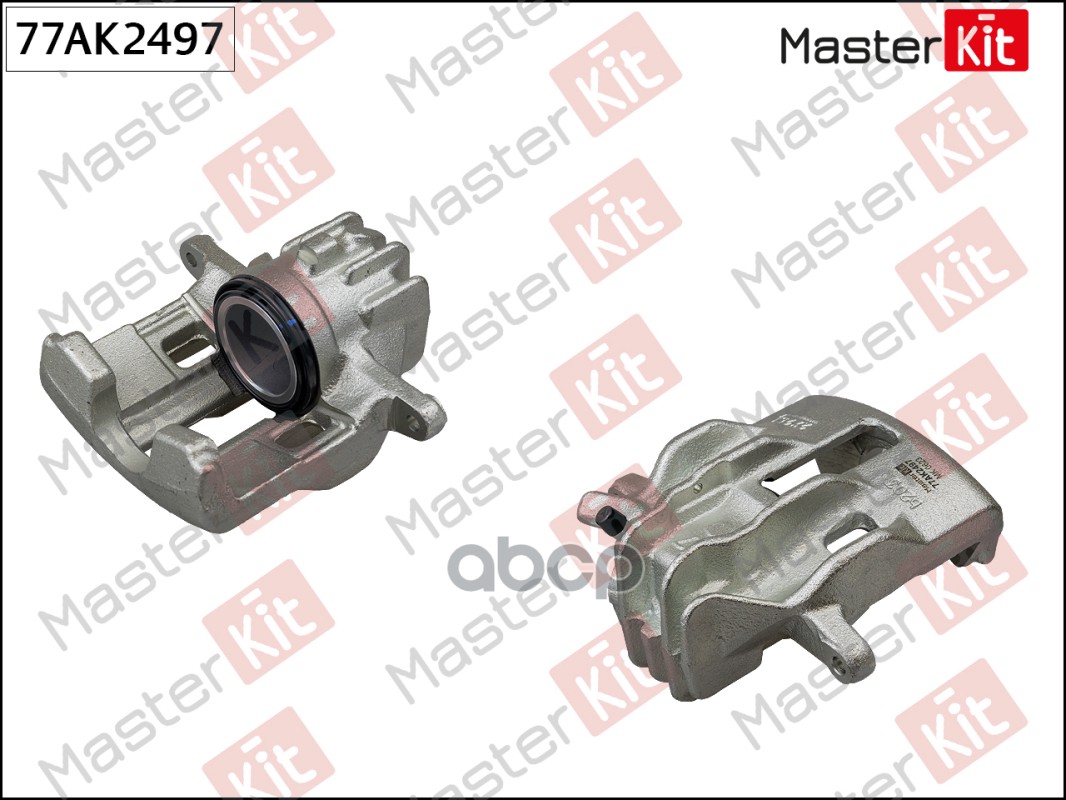 Суппорт тормозной передний левый Peugeot 406 (8B) 1995 - 2005 77AK2497 MasterKit арт. 77AK2497