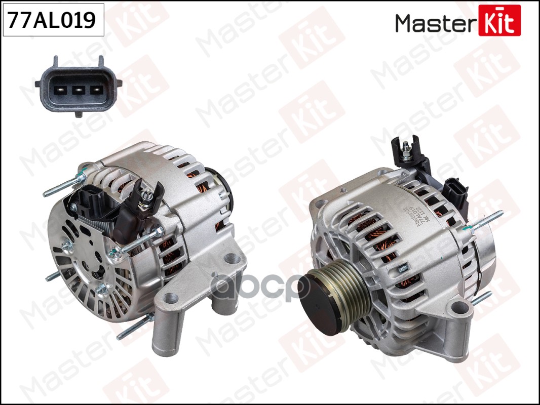 Генератор Ford Mondeo III(B4Y,B5Y,BWY) 00-07 (14V,124A) MasterKit арт. 77AL019