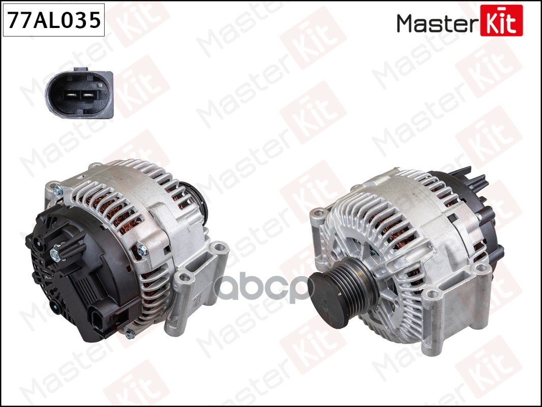 77AL035 Генератор MERCEDES SPRINTER 06-09 (14V 180A) MasterKit арт. 77al035