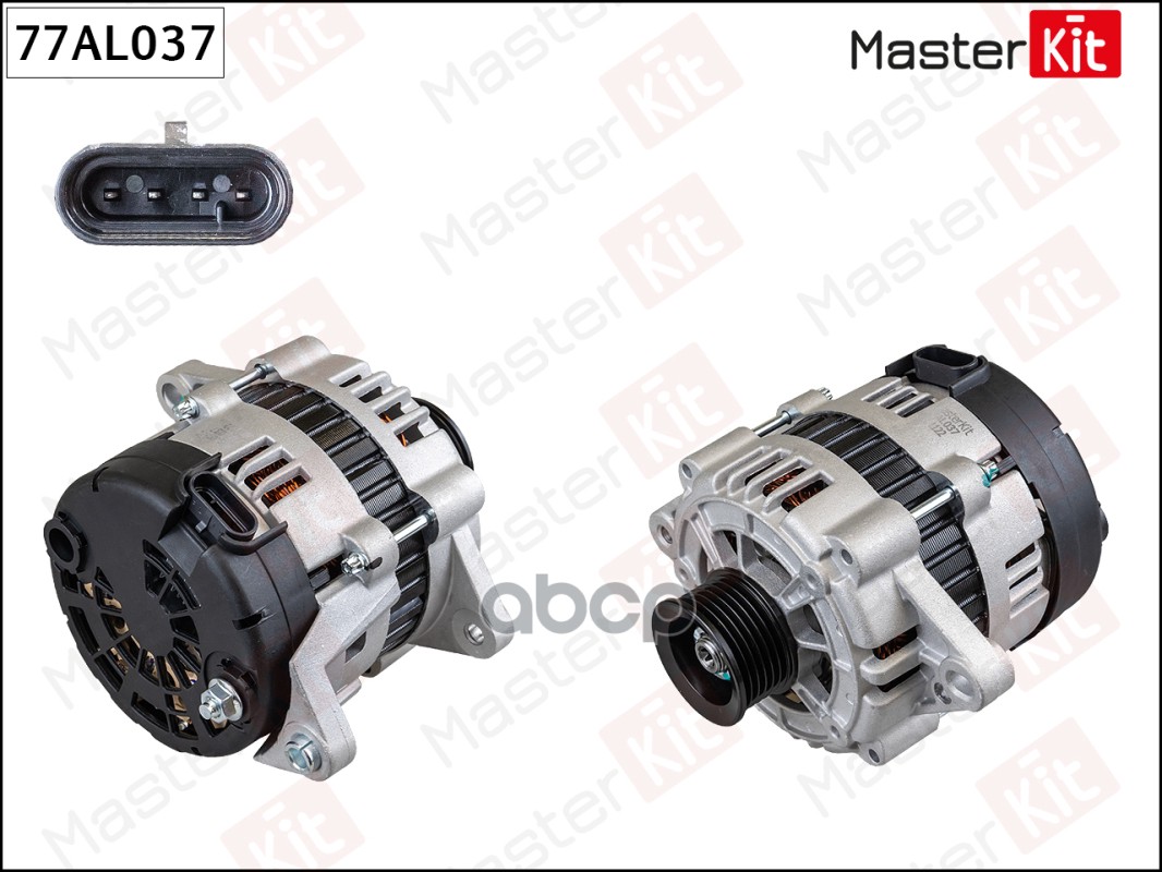 Генератор  CHEVROLET LACETTI (14V 85A) Masterkit MasterKit арт. 77AL037