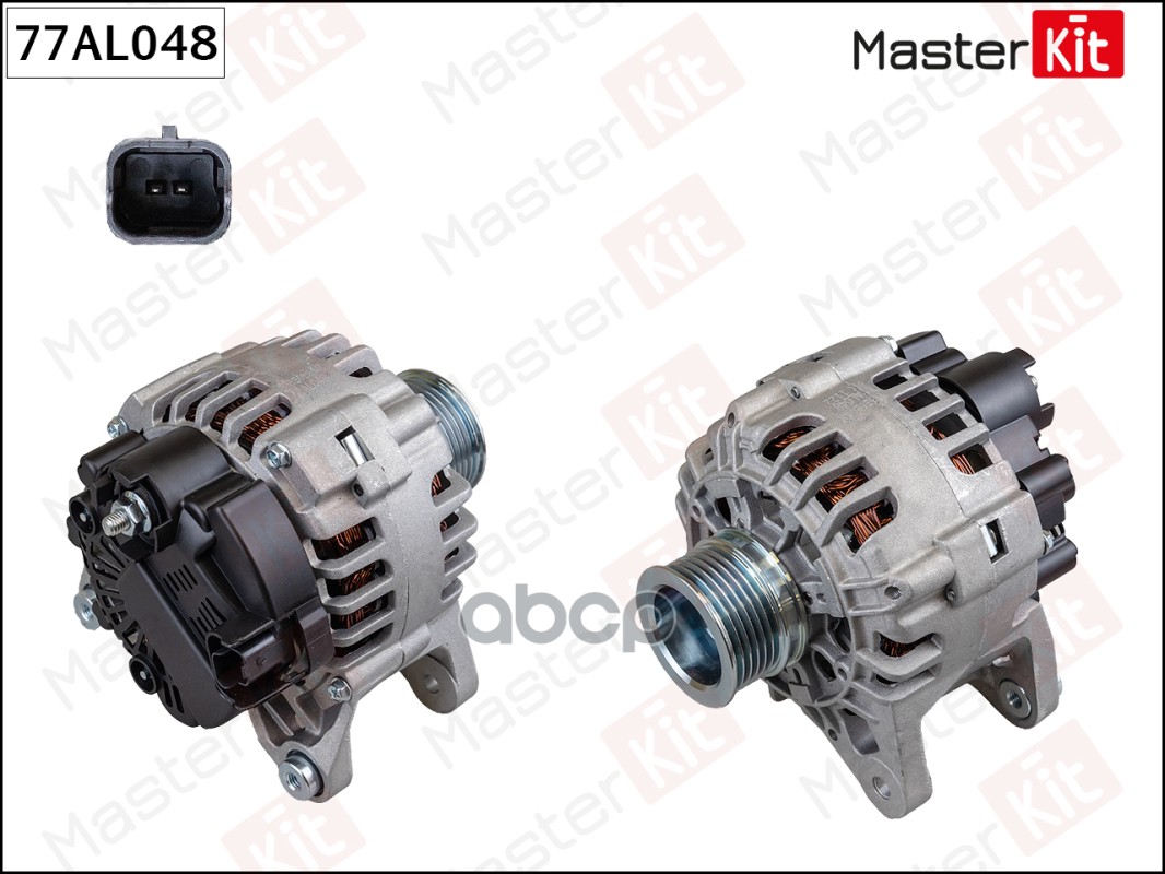 Генератор  RENAULT DUSTER/LOGAN 1.6 10- (14V 95A) Masterkit MasterKit арт. 77AL048