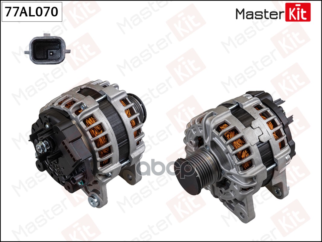 Генератор  NISSAN QASHQAI, X-TRAIL 15- (14V 150A) Masterkit MasterKit арт. 77AL070