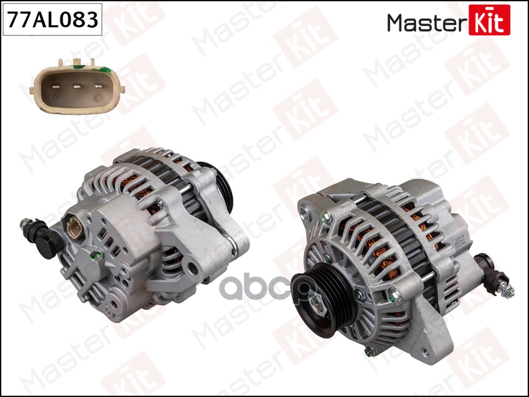 77AL083 Генератор Opel AGILA (B) (H08)/Suzuki SWIFT III (MZ  EZ) 2005 - (14V 75A) MasterKit арт. 77al083