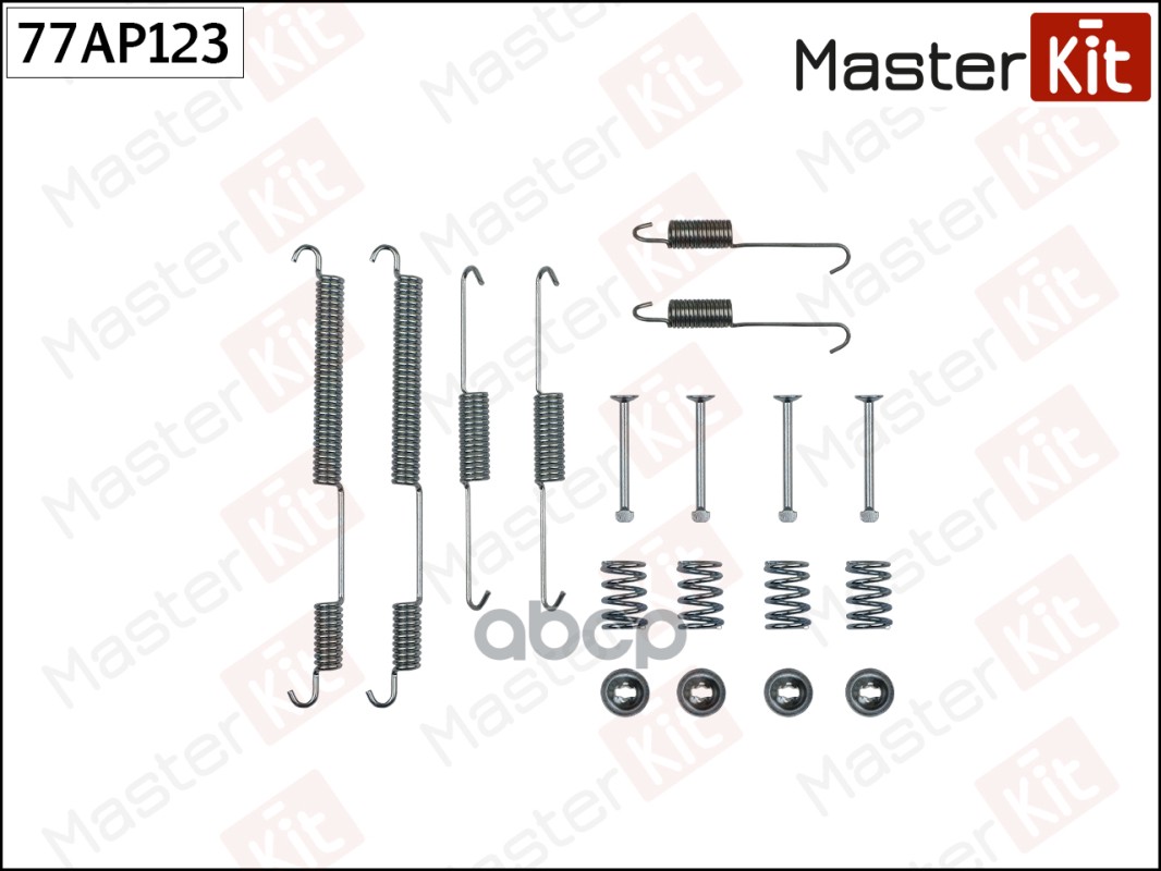Комплект установочный барабанных колодок Fiat DUCATO (230_) 1994 - 2002 MasterKit арт. 77AP123