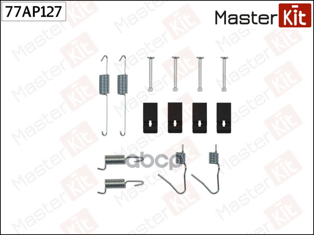 Комплект установочный тормозных колодок HYUNDAI Santamo 99- , MITSUBISHI Lancer V 92- 77AP127 MasterKit арт. 77AP127