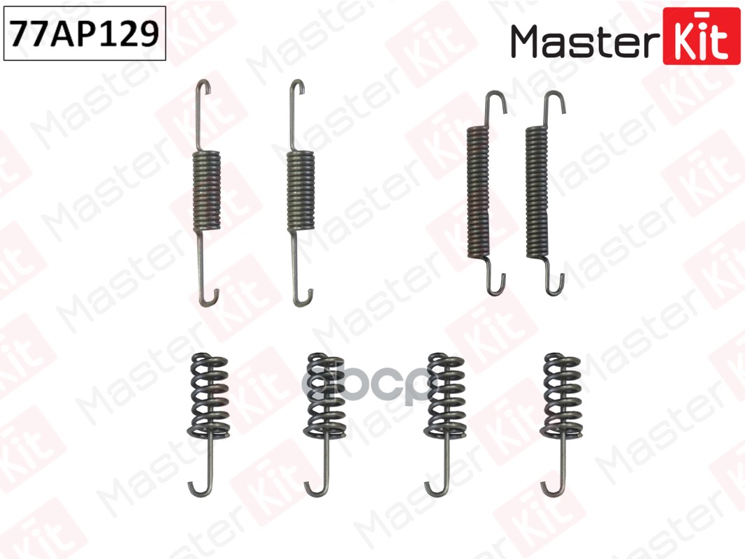 Комплект установочный дисковых колодок Mercedes G-Class, Sprinter, VW LT 77AP129 MasterKit арт. 77AP129
