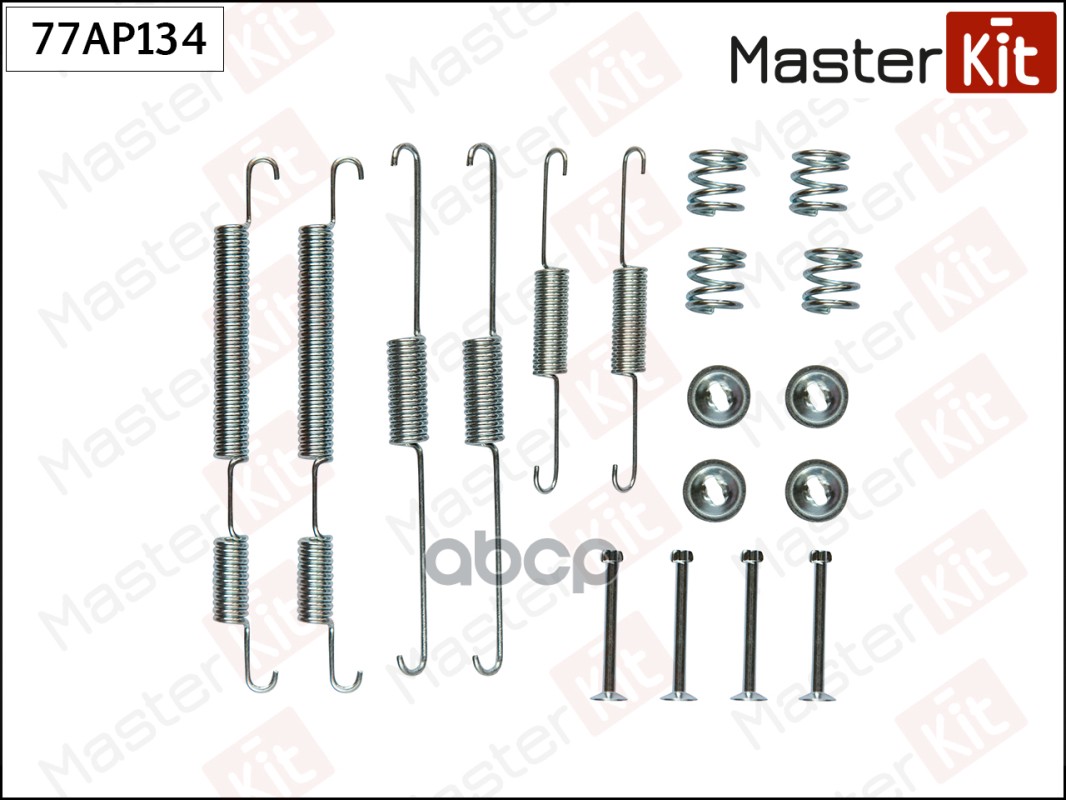 77AP134 Комплект установочный барабанных колодок Hyundai ELANTRA (XD) 2000 - 2006 MasterKit арт. 77ap134