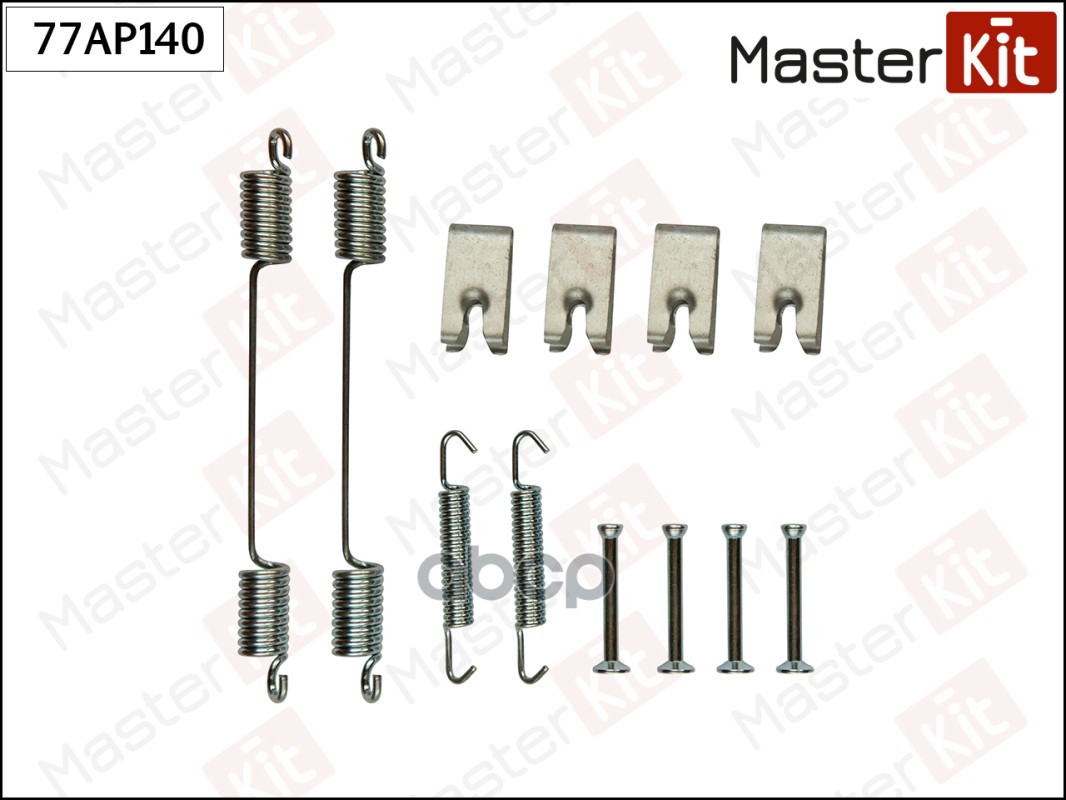 Комплект установочный тормозных колодок Fiat 77ASP209 MasterKit арт. 77AP140