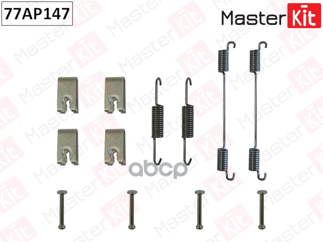 Комплект установочный барабанных колодок Fiat DOBLO (223_) 2000 - MasterKit арт. 77AP147