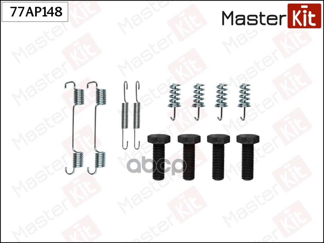 77AP148 Комплект установочный барабанных колодок Mercedes-Benz E-CLASS (W211) 2002 - 2009 MasterKit арт. 77ap148