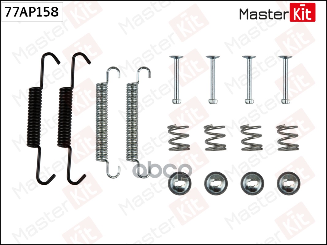 Комплект установочный тормозных колодок Kia 77ASP214 MasterKit арт. 77AP158