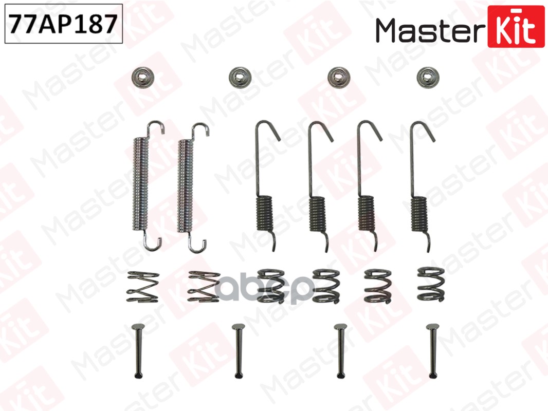 Комплект установочный барабанных колодок Hyundai ix35 (LM, EL, ELH) 2009 - MasterKit арт. 77AP187