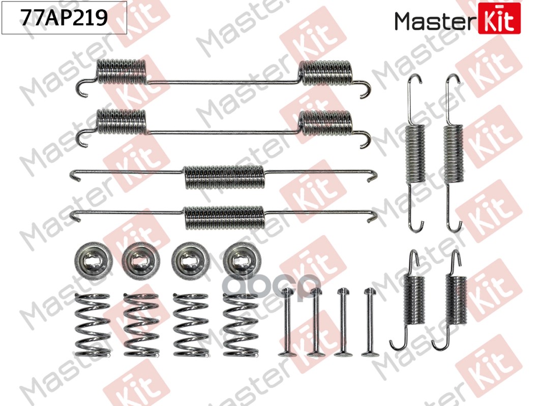 Комплект установочный барабанных колодок Chrysler VOYAGER / GRAND VOYAGER III (GS) 1995 - 20 Masterkit MasterKit арт. 77AP219