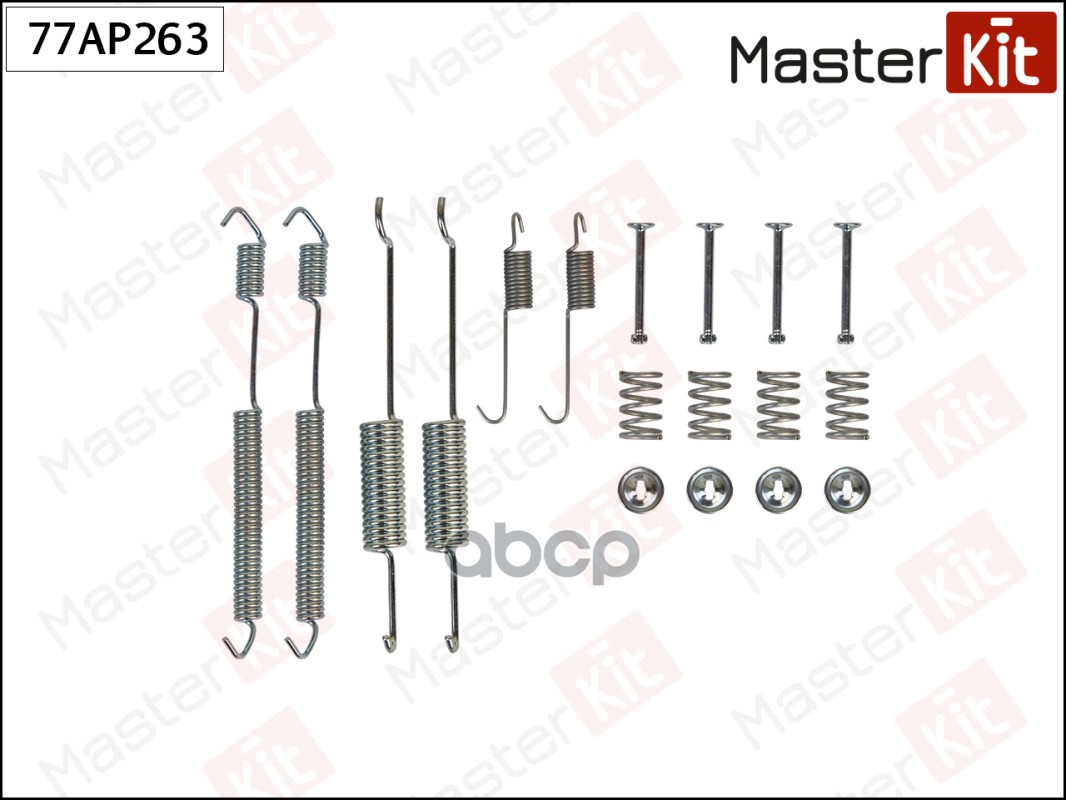 Комплект установочный барабанных колодок Fiat DUCATO Фургон (290_) 1989 - 1994 MasterKit арт. 77AP263