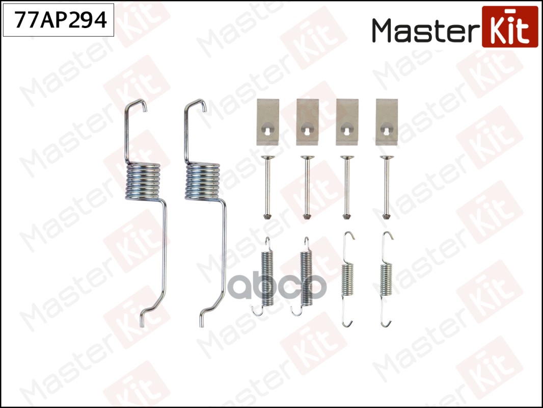 Комплект установочный барабанных колодок Mazda 626 V (GF) 1997 - 2002 Masterkit MasterKit арт. 77AP294