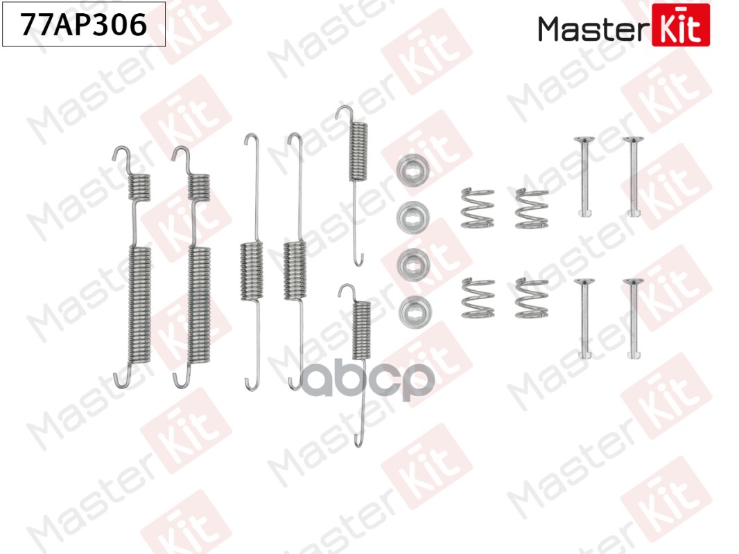 77AP306 Комплект установочный барабанных колодок Hyundai ATOS (MX) 1997 - MasterKit арт. 77ap306