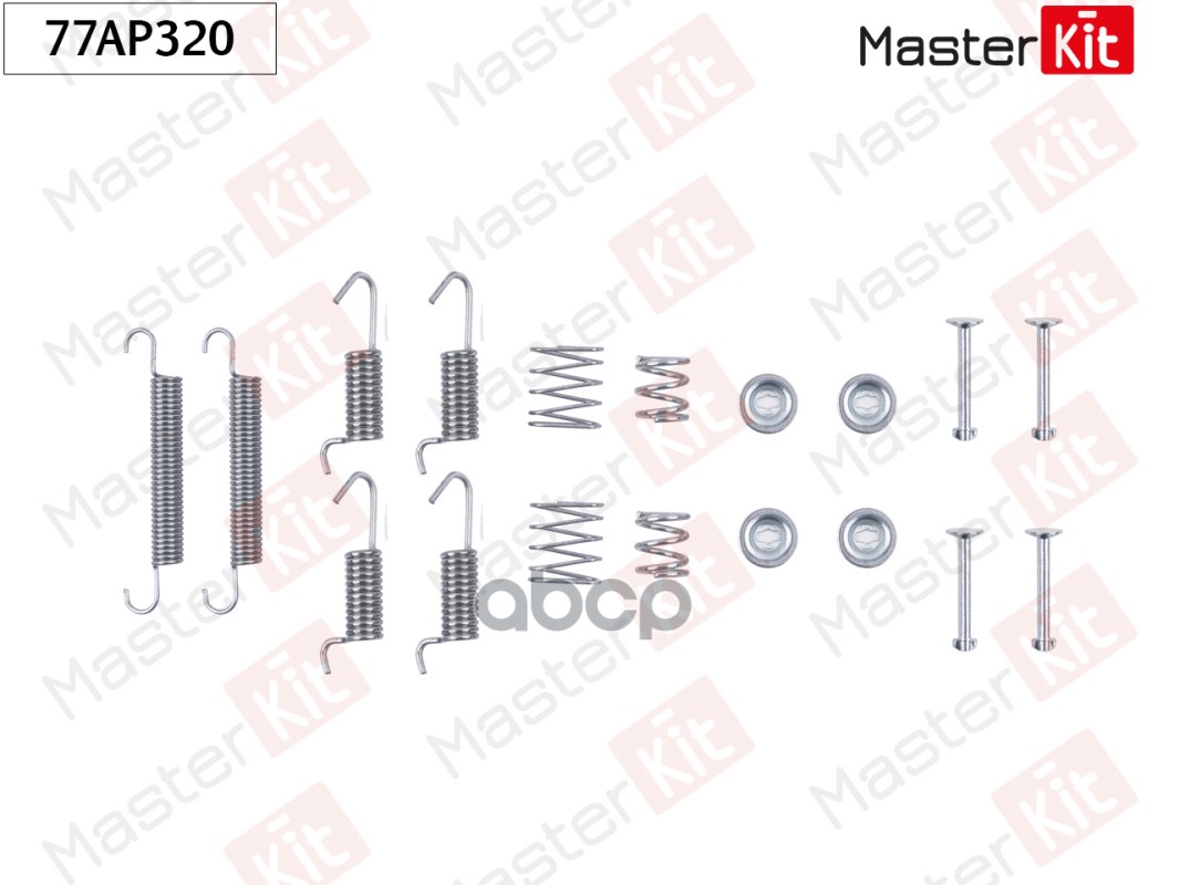Комплект установочный барабанных колодок Kia SOUL (AM) 2009 - 77AP320 MasterKit арт. 77AP320