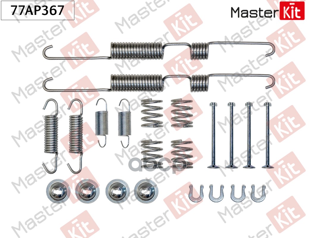 Комплект установочный барабанных колодок Toyota PREVIA (_R1_, _R2_) 1990 - 2000 MasterKit арт. 77AP367