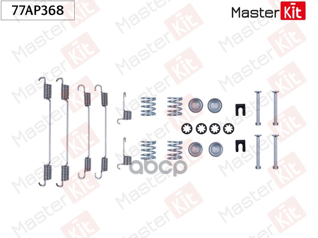 Комплект установочный барабанных колодок Nissan TERRANO (D10) 2013 - MasterKit арт. 77AP368