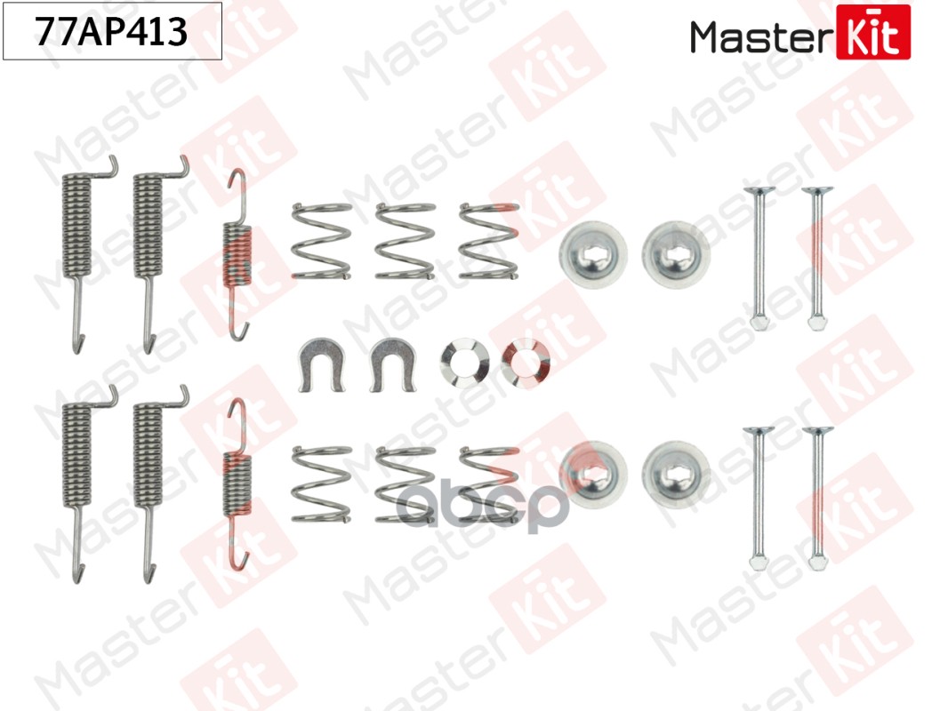 Комплект установочный барабанных колодок OPEL FRONTERA A (U92) 1992 - 1998 77AP413 MasterKit арт. 77AP413