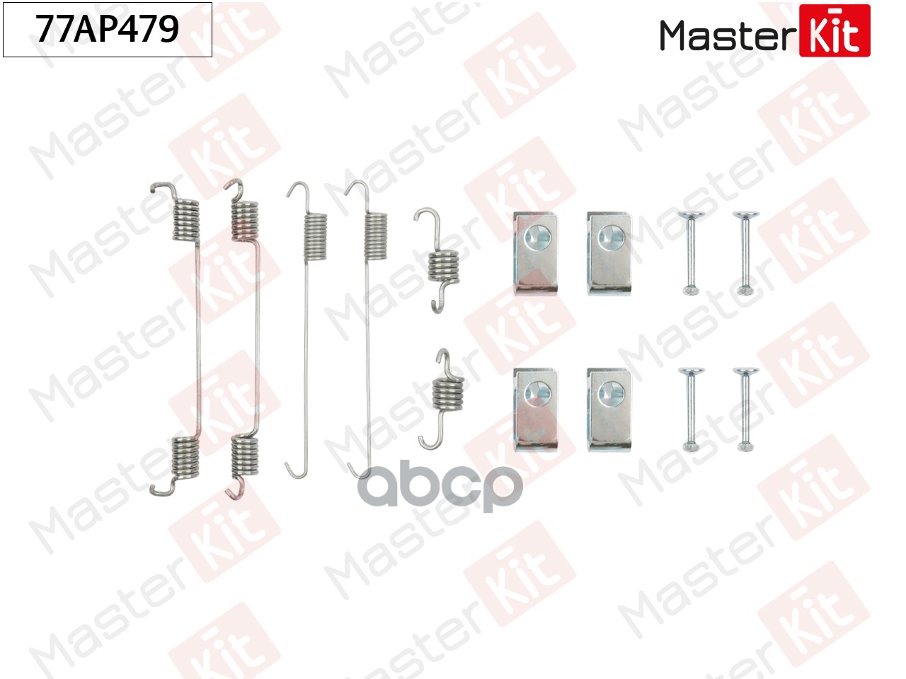 Комплект установочный барабанных колодок Nissan MICRA III (K12) 2002 - 2010 77AP479 MasterKit арт. 77AP479