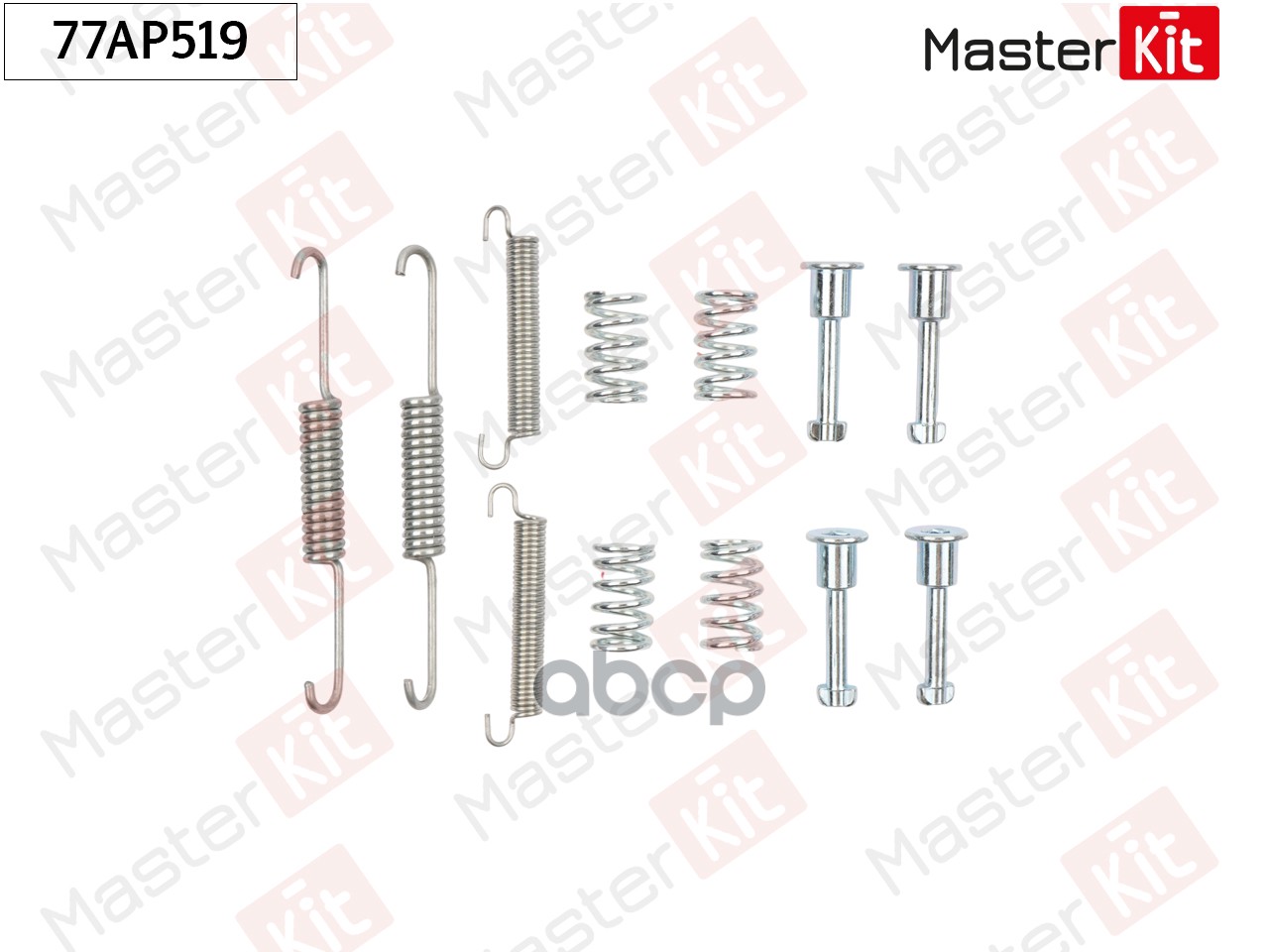 Комплект установочный барабанных колодок Jaguar XJ (X308) 1996 - 2003 MasterKit арт. 77AP519
