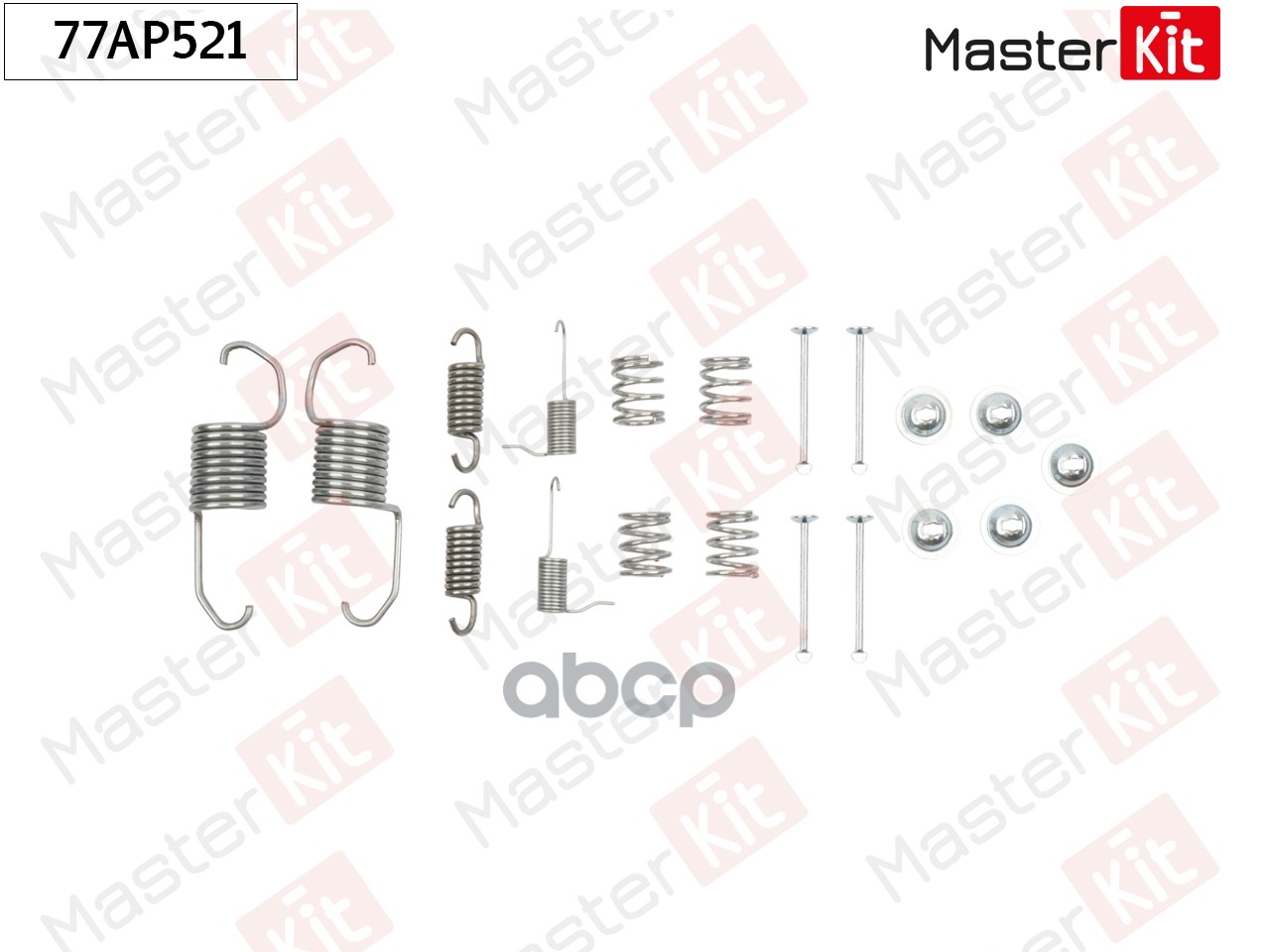 Комплект установочный барабанных колодок Mitsubishi PAJERO (V2_W) 2001 - MasterKit арт. 77AP521