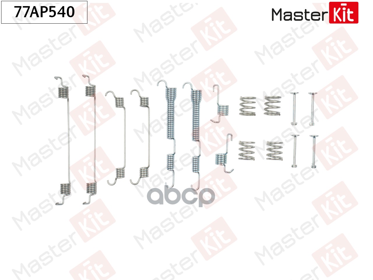 Комплект установочный барабанных колодок Mitsubishi CARISMA (DA_) 1995 - 2006 77AP540 MasterKit арт. 77AP540