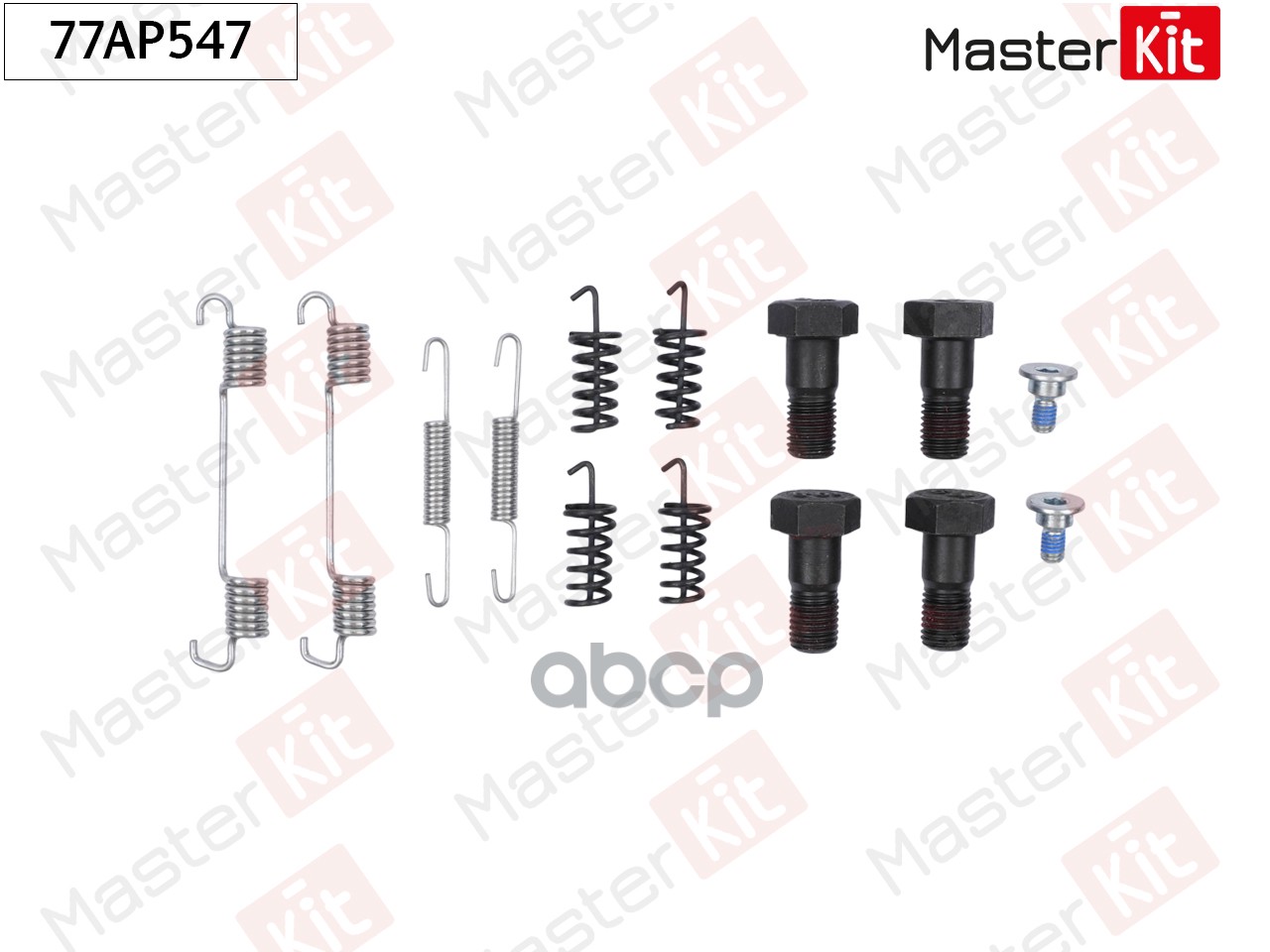 Комплект установочный барабанных колодок Mercedes-Benz E-CLASS (W210) 1995 - 2003 MasterKit арт. 77AP547