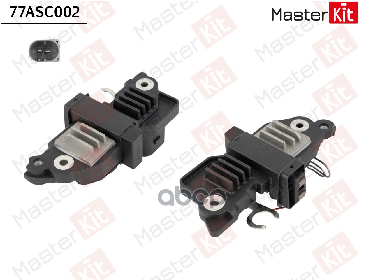 77ASC002 Регулятор напряжения генератора AUDI/VW 1.9TDi MasterKit арт. 77asc002