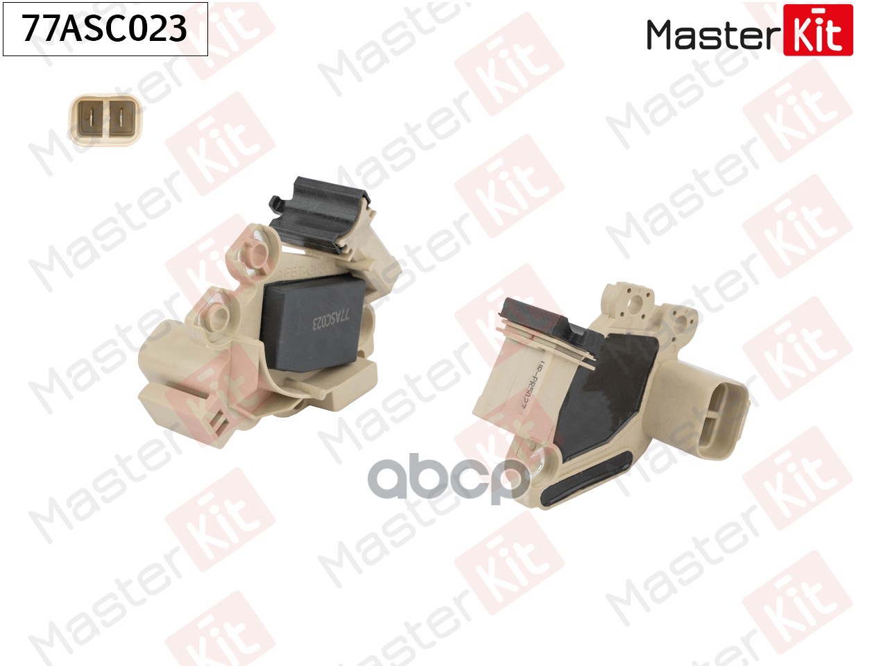 Регулятор напряжения генератора Hyundai Accent III(MC),Elantra(XD),Getz(TB) 00-10 MasterKit арт. 77ASC023