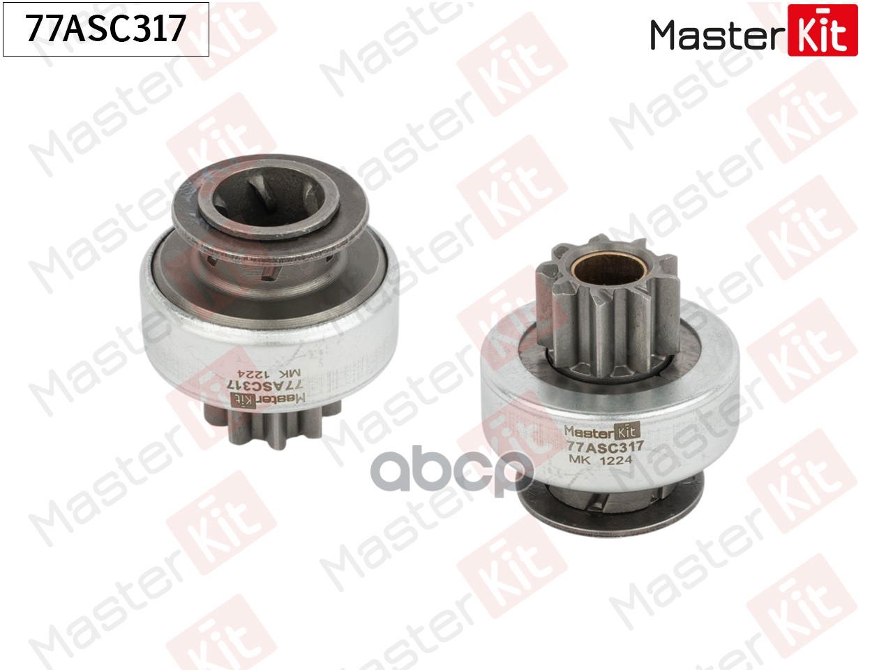 Бендикс стартера Chevrolet Captiva(C100,C140) 06-,Opel Astra H(A04),Corsa D(S07) 04-14 MasterKit арт. 77ASC317